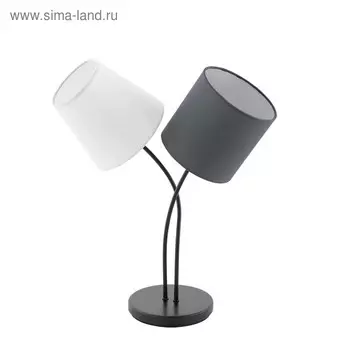 Настольная лампа ALMEIDA 2x40Вт E14 черный