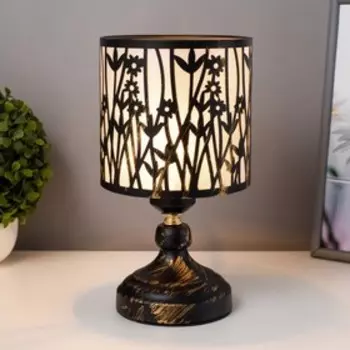 Настольная лампа «Алми» Е27 черный 141427 см RISALUX