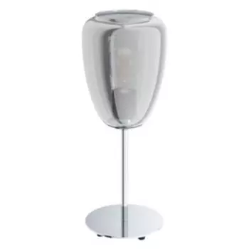 Настольная лампа ALOBRASE, 1x40Вт E27, цвет хром