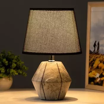 Настольная лампа «Амандин» E14 40 Вт серый-черный 232335 см RISALUX