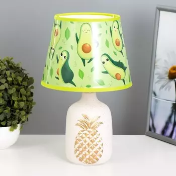 Настольная лампа с абажуром RISALUX «Ананас», Е14, 15 Вт, 202032 см