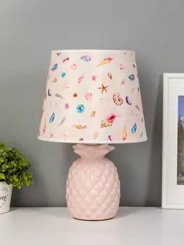 Настольная лампа «Ананас» Е14 40 Вт розовый 242433 см RISALUX