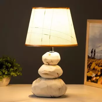 Настольная лампа RISALUX «Андри», E14, 40 Вт, белый-золото, 232339 см