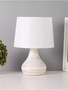 Настольная лампа «Аннабель» 115 Вт Е14 белый голубой 232333 см