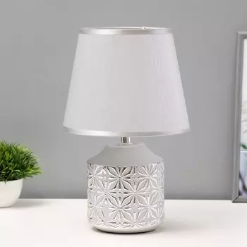 Настольная лампа RISALUX «Анрия», Е14, 40 Вт, серебро, 202032 см