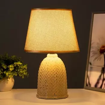 Настольная лампа RISALUX «Арабика», E27, 40 Вт, бежевый, 202033 см