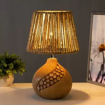 Настольная лампа RISALUX «Арбрески», E27, 40 Вт, светлое дерево, 202033 см