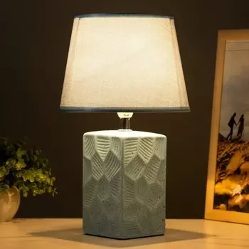 Настольная лампа RISALUX «Ариэль», Е14, 40 Вт, голубой, 202033 см