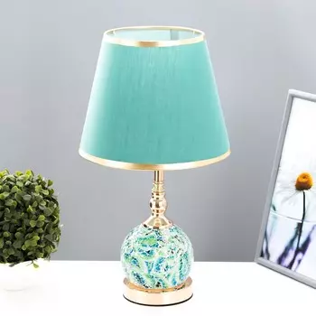 Настольная лампа "Аселина" Е27 40Вт золото 25х25х43 см