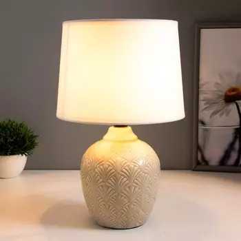 Настольная лампа «Аврил» E27 40 Вт бежевый 202030 см RISALUX