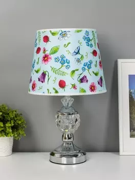 Настольная лампа «Азалия» 140 Вт Е27 220 В серебро 242440 см RISALUX