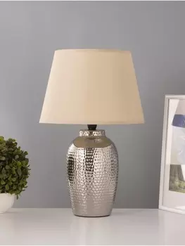 Настольная лампа «Бабл» 115 Вт Е14 серебро 282844 см