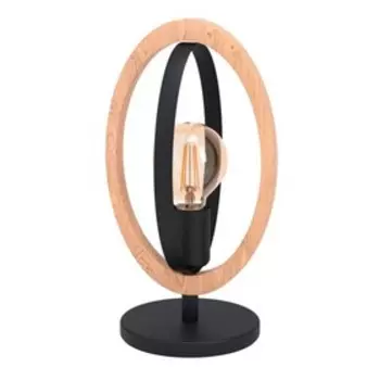 Настольная лампа BASILDON, 1x40Вт E27, цвет чёрный