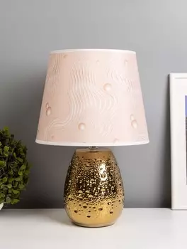 Настольная лампа «Беата» Е14 40 Вт золото RISALUX 9561946