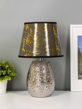 Настольная лампа «Беата» Е14 40 Вт серебро 202023 см RISALUX