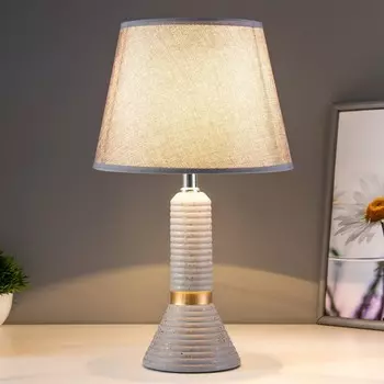 Настольная лампа «Белана» Е14 40 Вт серо-золотой 222238.5 см RISALUX