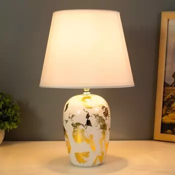 Настольная лампа «Белла» E14 40 Вт золото 202032 см RISALUX