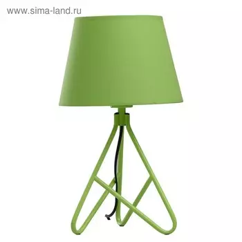 Настольная лампа "Берк" 1x40W E27 хром 25x25x42см