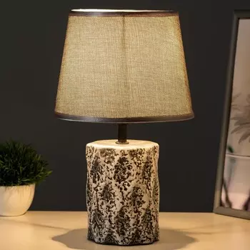 Настольная лампа «Беверли» Е14 40 Вт серый 202032 см RISALUX