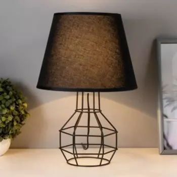 Настольная лампа Бойл E27 40 Вт черный 252540 см RISALUX