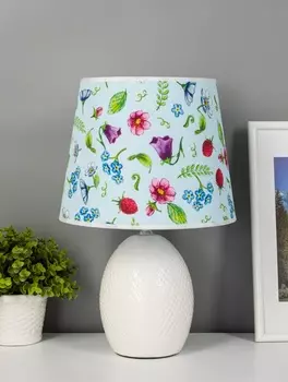 Настольная лампа «Брайтон» Е27 40 Вт белый 242424 см RISALUX