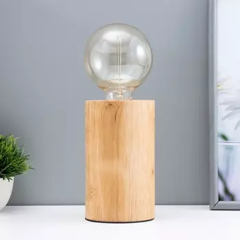 Настольная лампа «Брис», 140 Вт Е14 провод-1.6 м, дерево, 101016 см