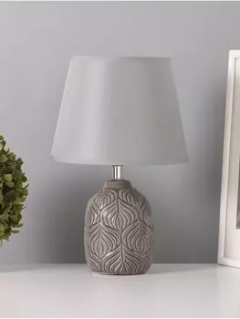 Настольная лампа «Бутоны» 115 Вт Е14 серый 202028 см