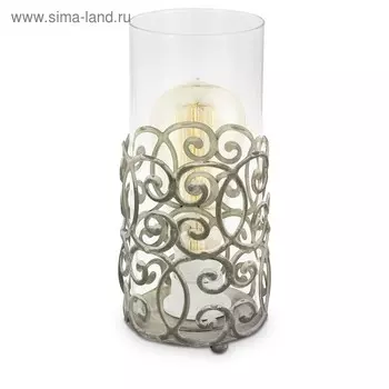 Настольная лампа CARDIGAN 1x60Вт E27, коричневый 12x12x26,5 см