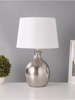 Настольная лампа «Чиппер» 115 Вт Е14 серебро 303047 см