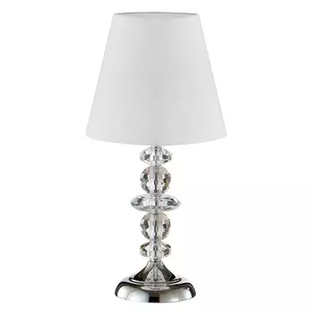 Настольная лампа Crystal Lux, Armando chrome 0180/501, E14, 1х60 Вт, 44х22х22 см, цвет хром