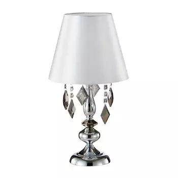 Настольная лампа Crystal Lux, Mercedes 0950/501, E14, 1х60 Вт, 48х25х25 см, цвет хром