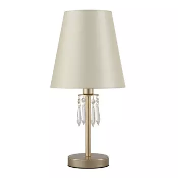 Настольная лампа Crystal Lux, Renata 3591/501, E14, 1х60 Вт, 43х22х22 см, цвет золотой