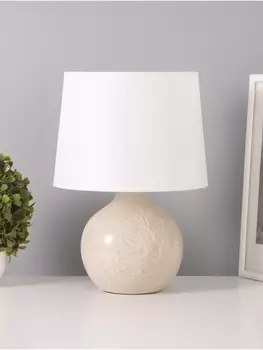 Настольная лампа «Цветы» 115 Вт Е14 белый 232331 см