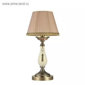 Светильник настольный Maytoni RC024-TL-01-R, 1хE14, 40Вт, 25х25х50,6 см, цвет бронза