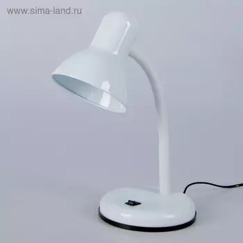Настольная лампа "Design" 1x60W E27 белая 14x14x33см