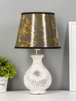 Настольная лампа «Дивея» Е27 40 Вт белый 202025 см RISALUX