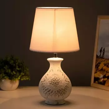 Настольная лампа «Дивея» Е27 40 Вт белый 181834 см RISALUX