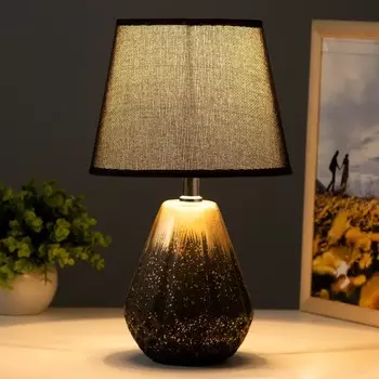 Настольная лампа «Доре» 1хE14 черный 202032 см RISALUX