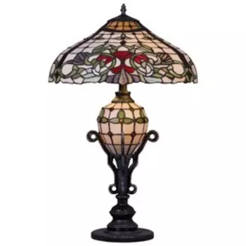 Настольная лампа «Драмурга», 2+1x60+25Вт E27, +E14, разноцветный