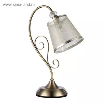 Настольная лампа Driana 1x40W E14, античная бронза 29,7x15x42,6 см