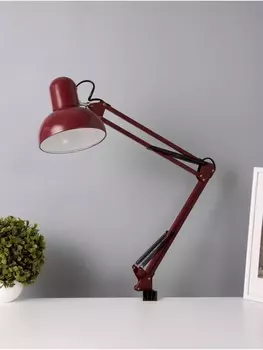 Настольная лампа «Джуни» Е27 40 Вт бордовый 15.515.580 см
