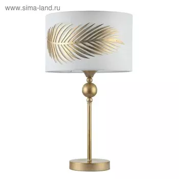 Светильник настольный Maytoni H428-TL-01-WG, 1хE14, 40Вт, 27,5х27,5х50,5 см, цвет золото