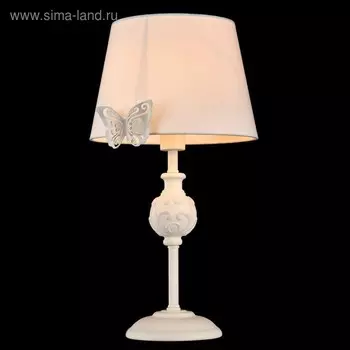 Настольная лампа Fiona 1x40W E14, пастельно - розовый 22x22x40 см