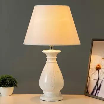 Настольная лампа «Фиона» Е27 40 Вт белый 303049 см RISALUX