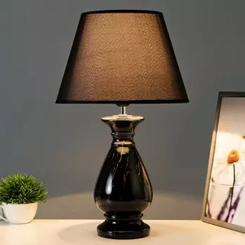 Настольная лампа «Фиона» Е27 40 Вт черный 303049 см RISALUX