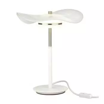 Настольная лампа FLUENT, 10Вт LED 3500K, 306лм, цвет никель, IP20