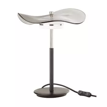 Настольная лампа FLUENT, 10Вт LED 3500K, 306лм, цвет никель, IP20