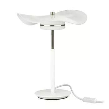 Настольная лампа FLUENT, 10Вт LED 3500K, 306лм, цвет никель, IP20