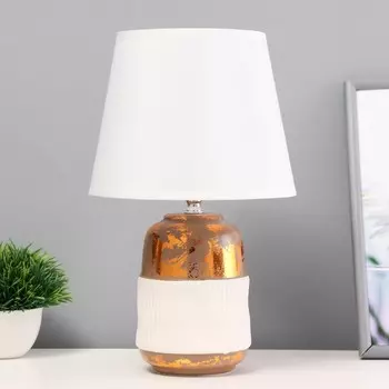 Настольная лампа «Ганна» Е14 40 Вт бежевый медный 202033 см