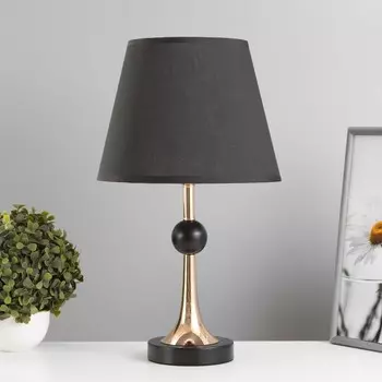 Настольная лампа «Глафира» Е27 40 Вт черно-золотой 252543 см